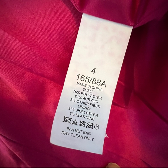 ✨HOST PICK✨ NWT KATE SPADE PINK TEXTURED TWEED JACKET, SIZE 4 - Picture 6 of 9